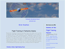 Tablet Screenshot of kirstaviation.com